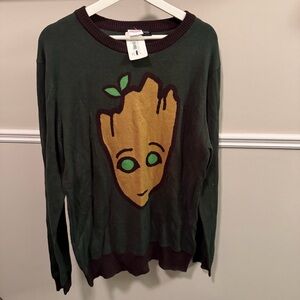 Marvel Guardians of the Galaxy Groot Face Sweater XL